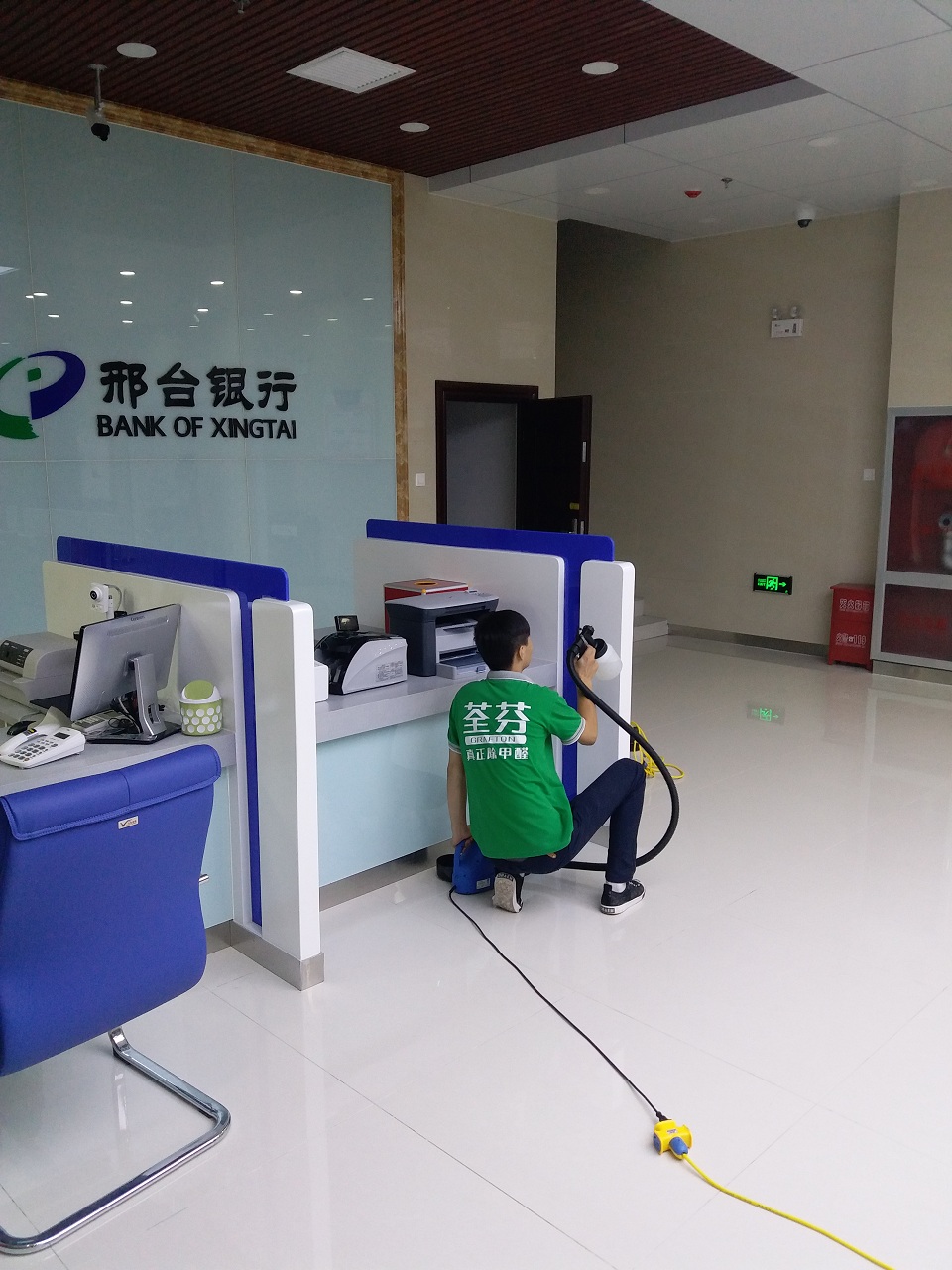 前臺展廳噴涂治理施工 前臺展廳噴涂治理施工