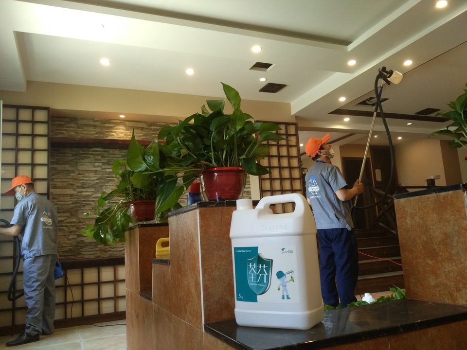 大廳頂面墻面噴槍全方位治理 大廳頂面墻面噴槍全方位治理